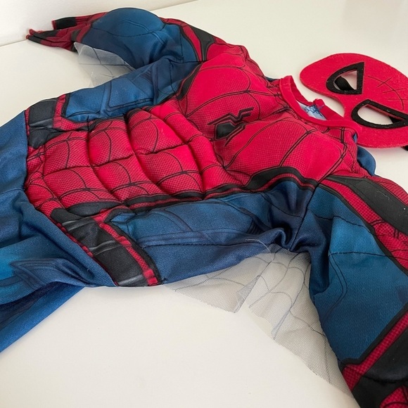 Spider-Man Toddler 12 Months (See measurements) Costume with Mask - Picture 15 of 15
